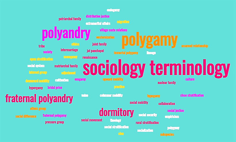 समाजशास्त्रातील  पारिभाषिक शब्दांचे अर्थ व व्याख्या | The meaning and definition of sociological terminology