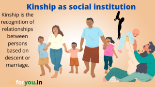 Kinship As Social Institution